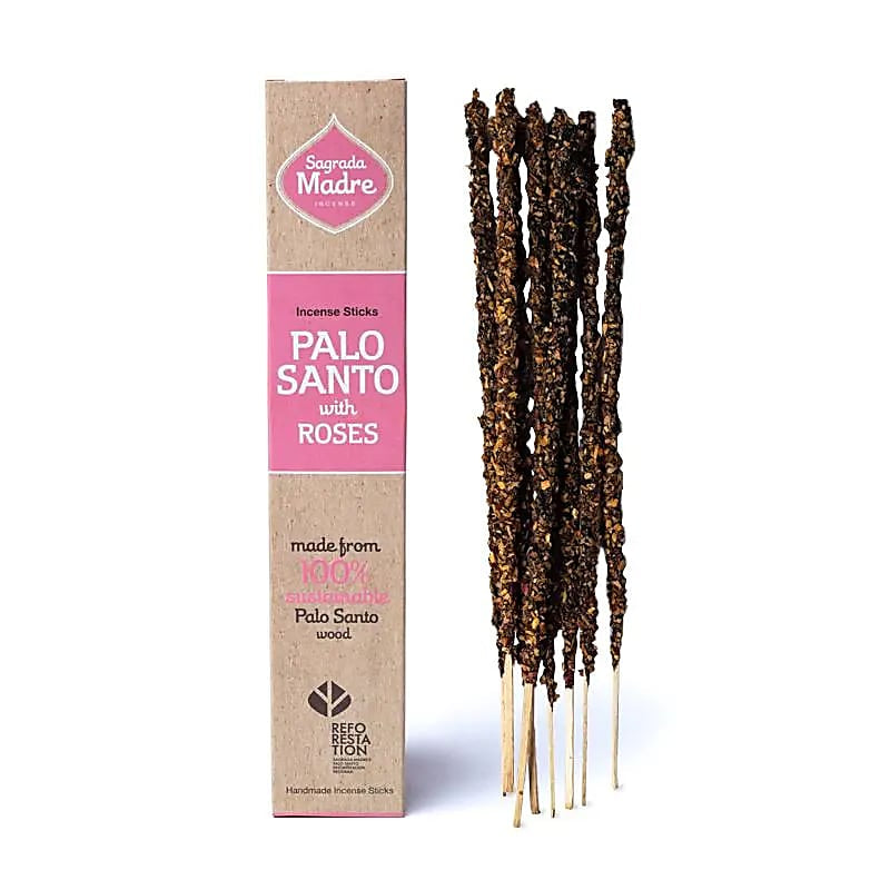 Incienso de Palo Santo con Rosas