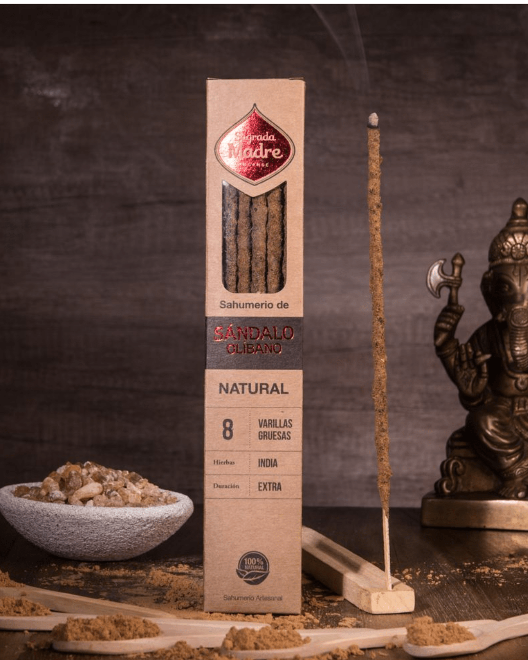 Incienso de Olíbano y Sándalo Natural
