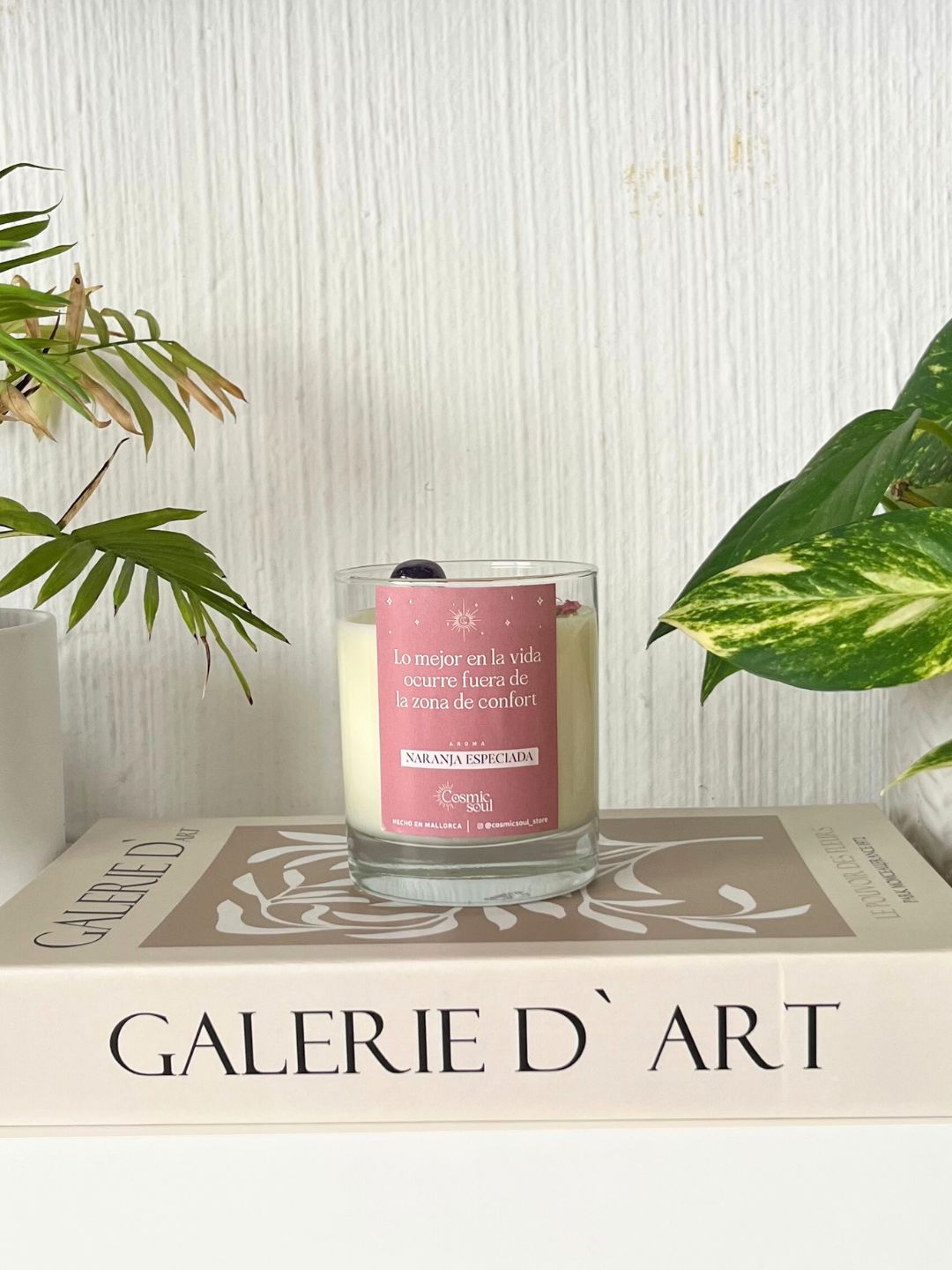 Vela Manifiéstalo Cristal | Naranja Especiada