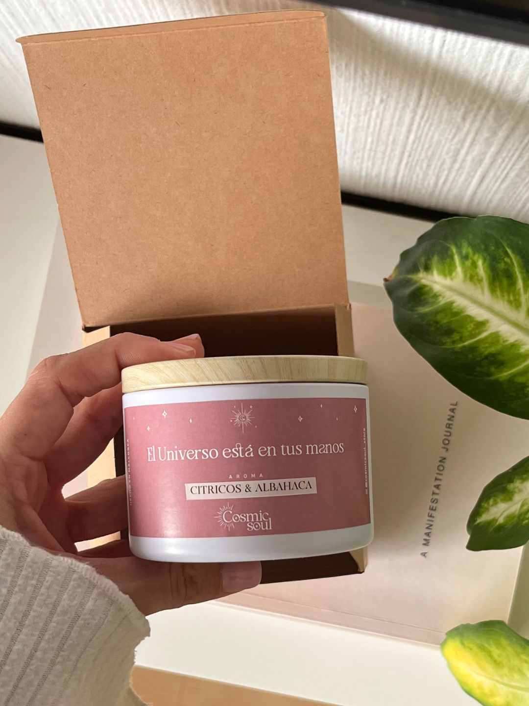 Vela "Manifiéstalo" Formato Lata | Cítricos & Albahaca