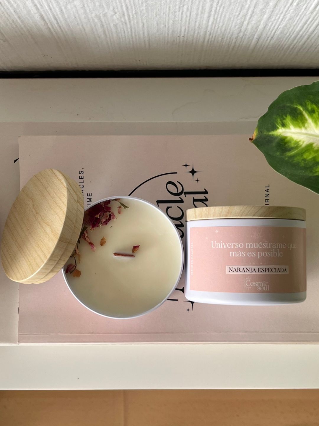 Vela "Manifiéstalo" Formato Lata | Naranja Especiada