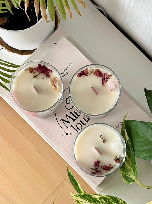 Vela Manifiéstalo Cristal | Lirio Oriental