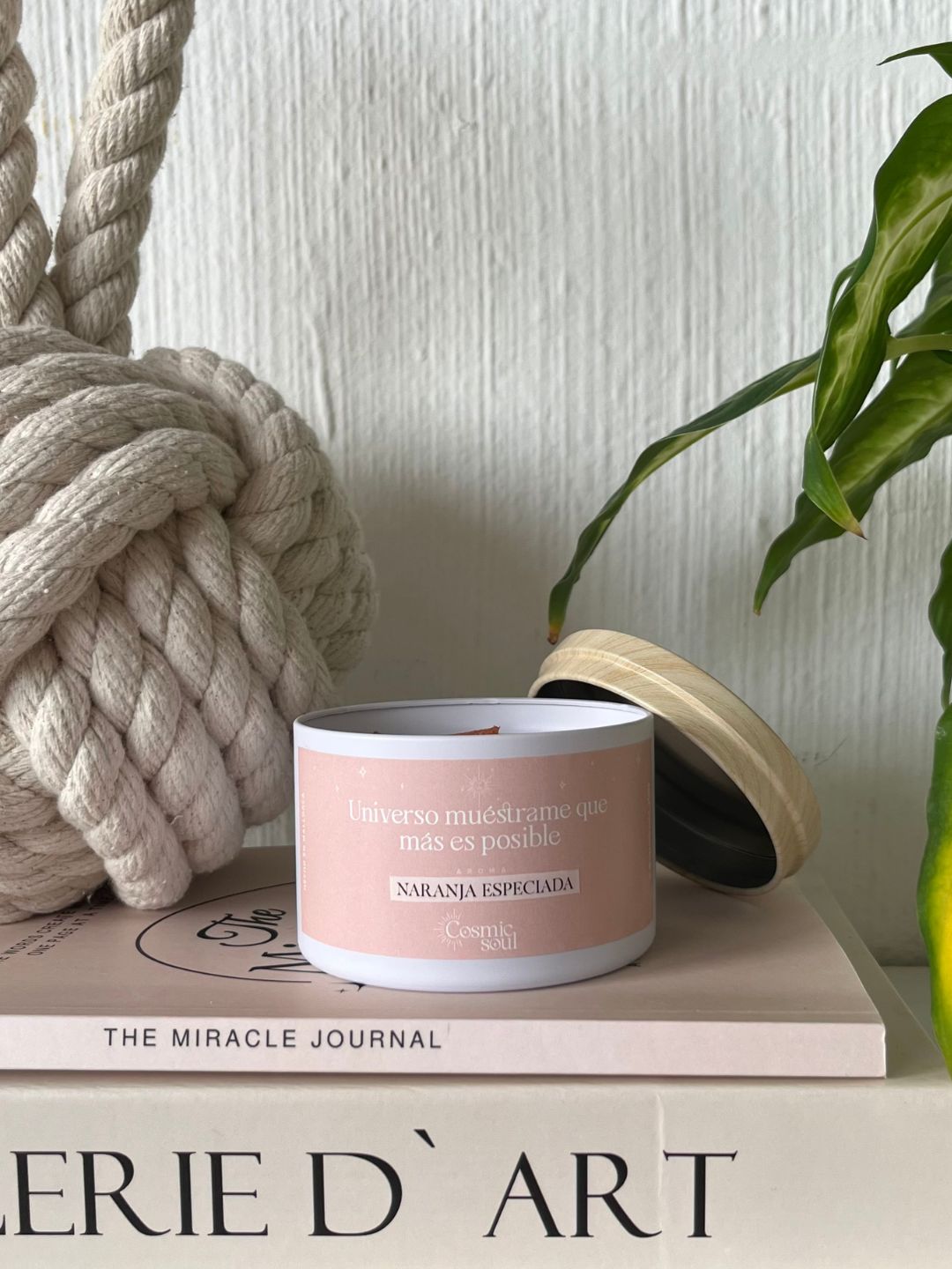 Vela "Manifiéstalo" Formato Lata | Naranja Especiada