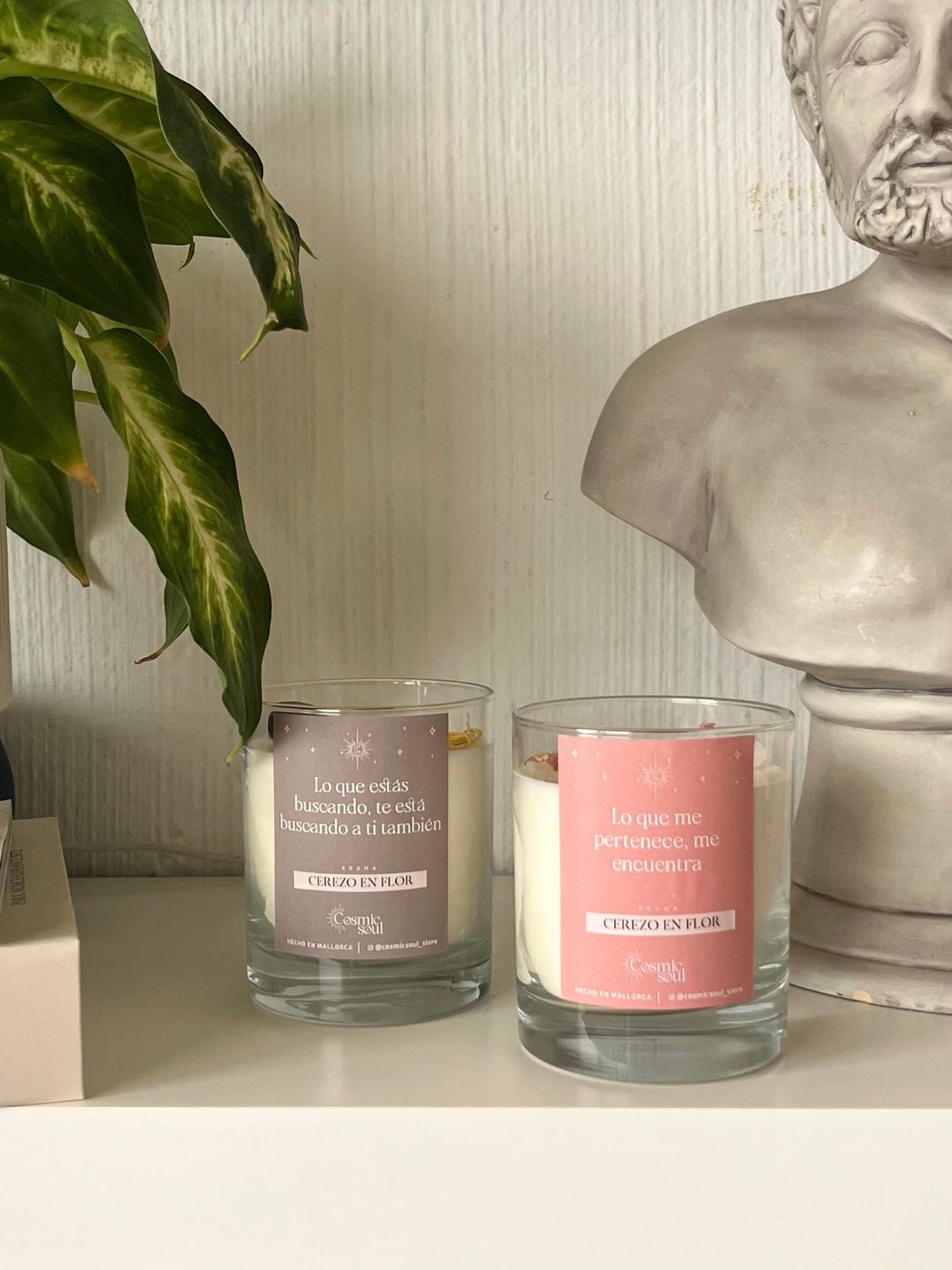 Vela Manifiéstalo Cristal | Cerezo en Flor