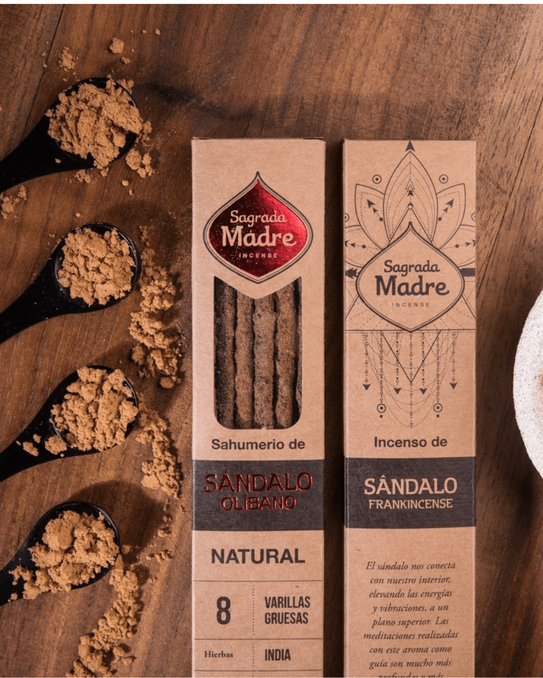 Incienso de Olíbano y Sándalo Natural