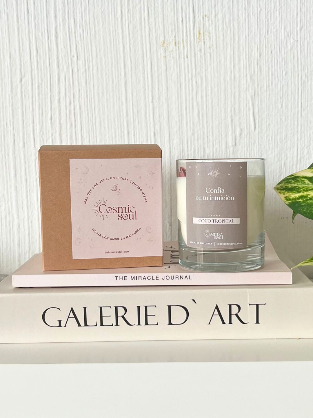 Vela Manifiéstalo Cristal | Coco Tropical