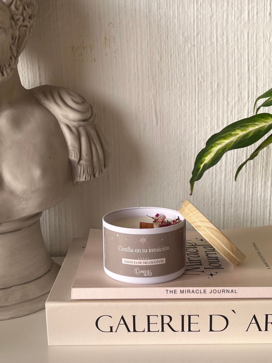 Vela "Manifiéstalo" Formato Lata | Esencia de Melocotón