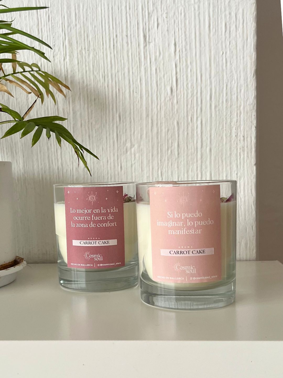 Vela Manifiéstalo Cristal | Carrot Cake