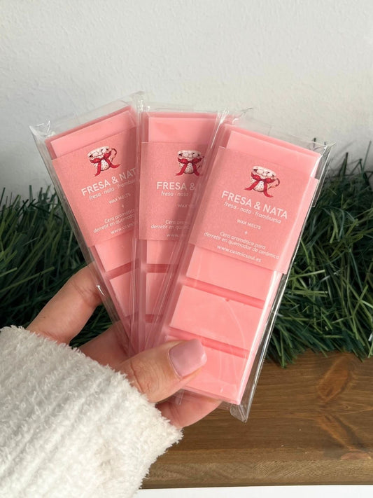 Wax Melts | Tableta Fresa & Nata