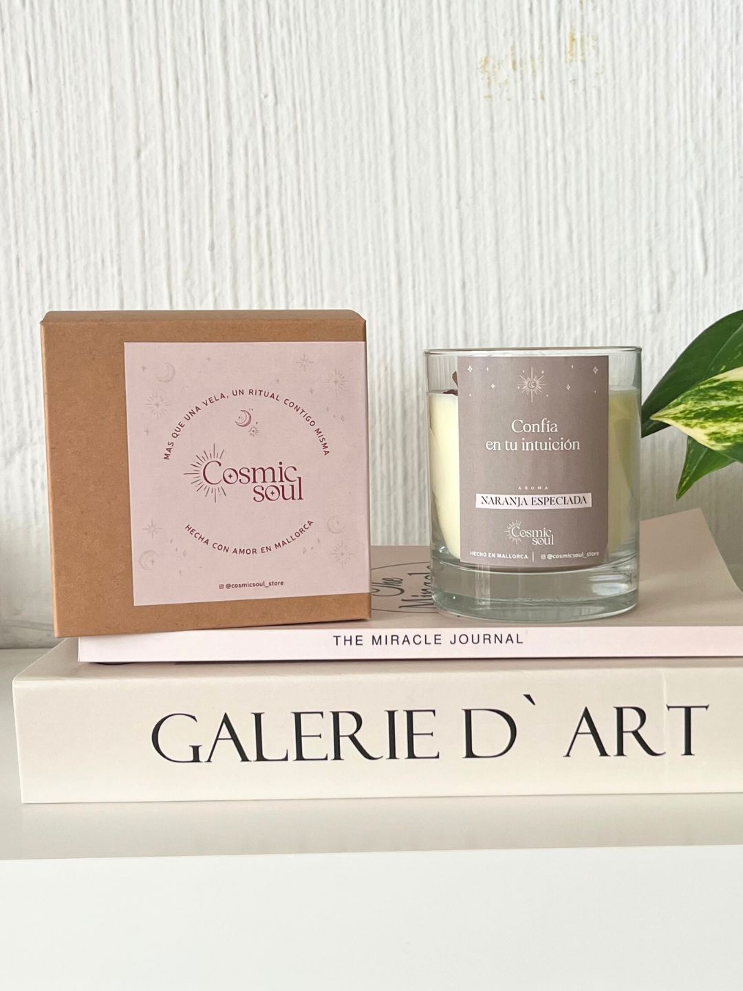 Vela Manifiéstalo Cristal | Naranja Especiada