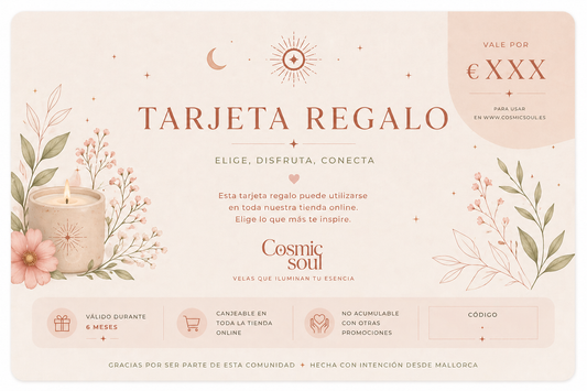 Tarjeta Regalo Cosmic Soul