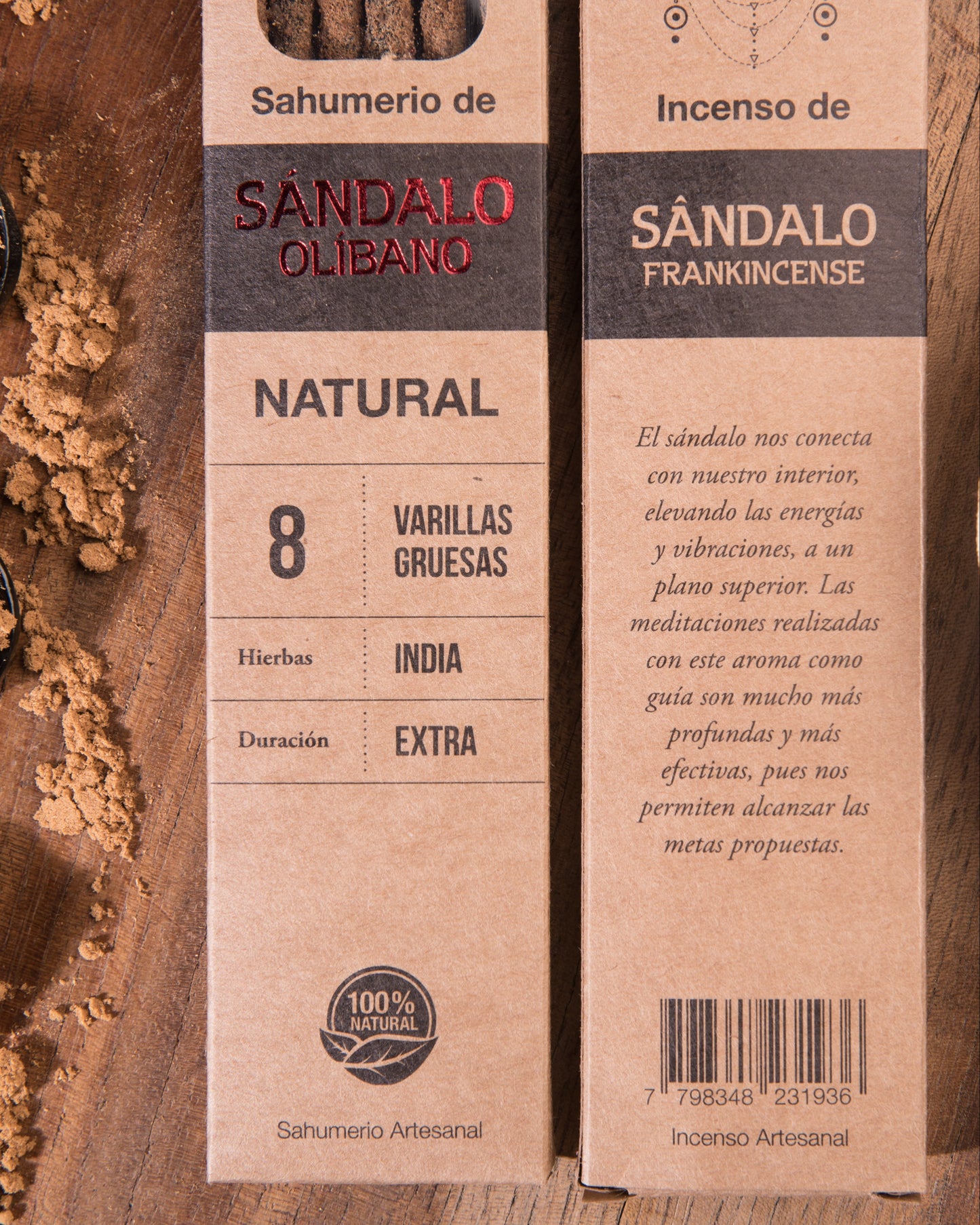 Natural Frankincense & Sandalwood Incense