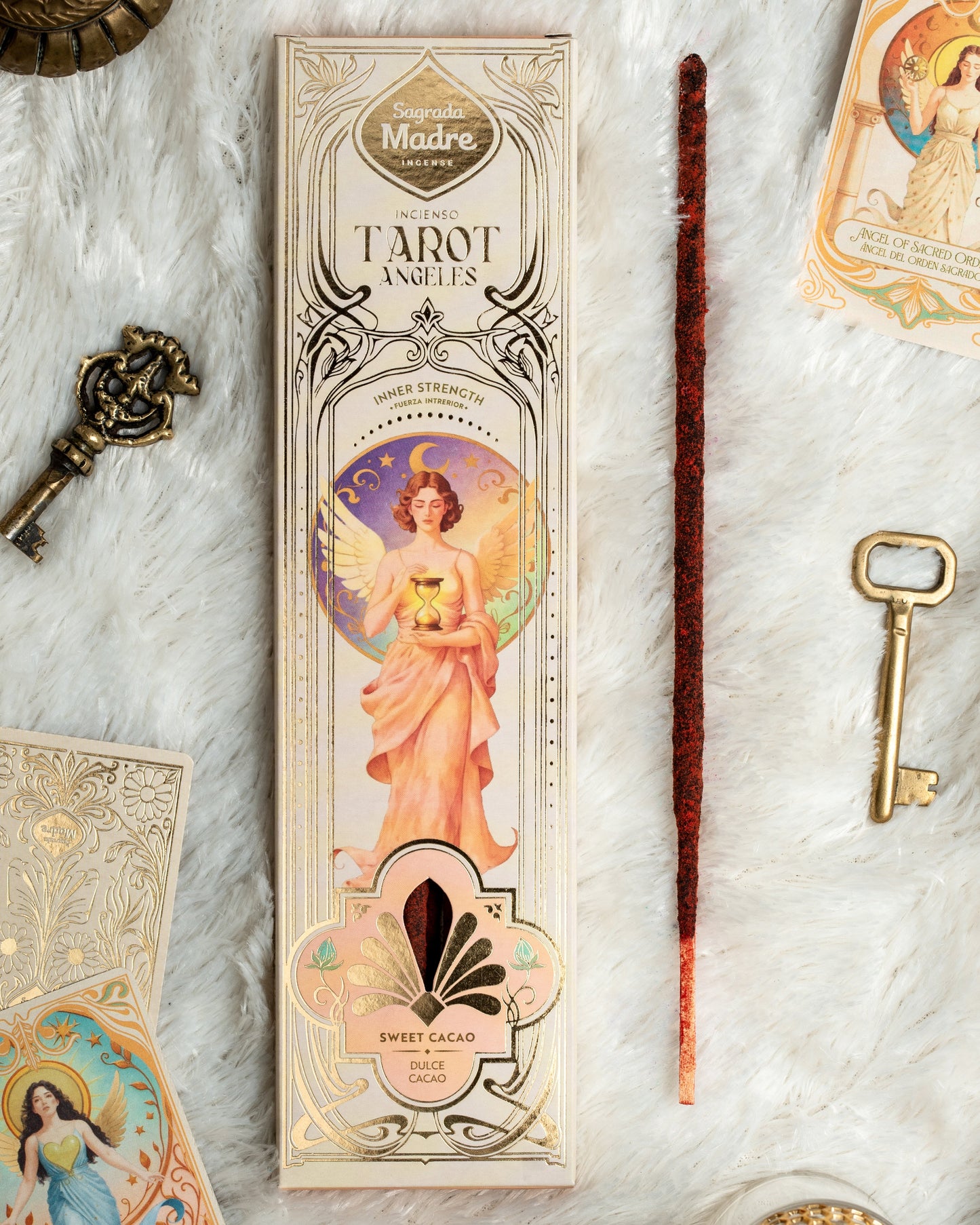 Incienso Tarot Angeles · Fuerza Interior | Sweet Cacao
