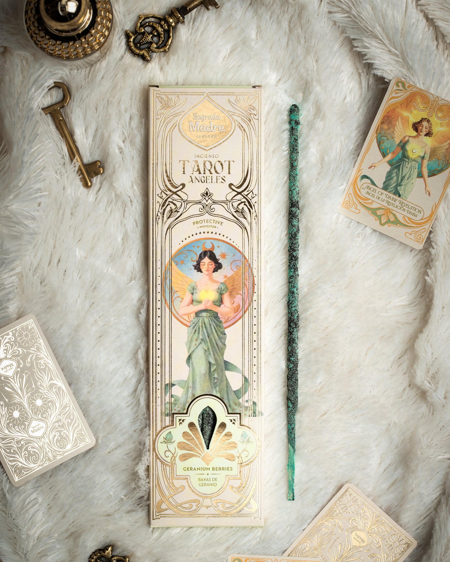 Incienso Tarot Angeles · Protector | Bayas de Geranio