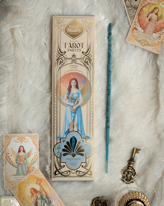 Incienso Tarot · Angeles Sabiduria | Hojas de Violeta