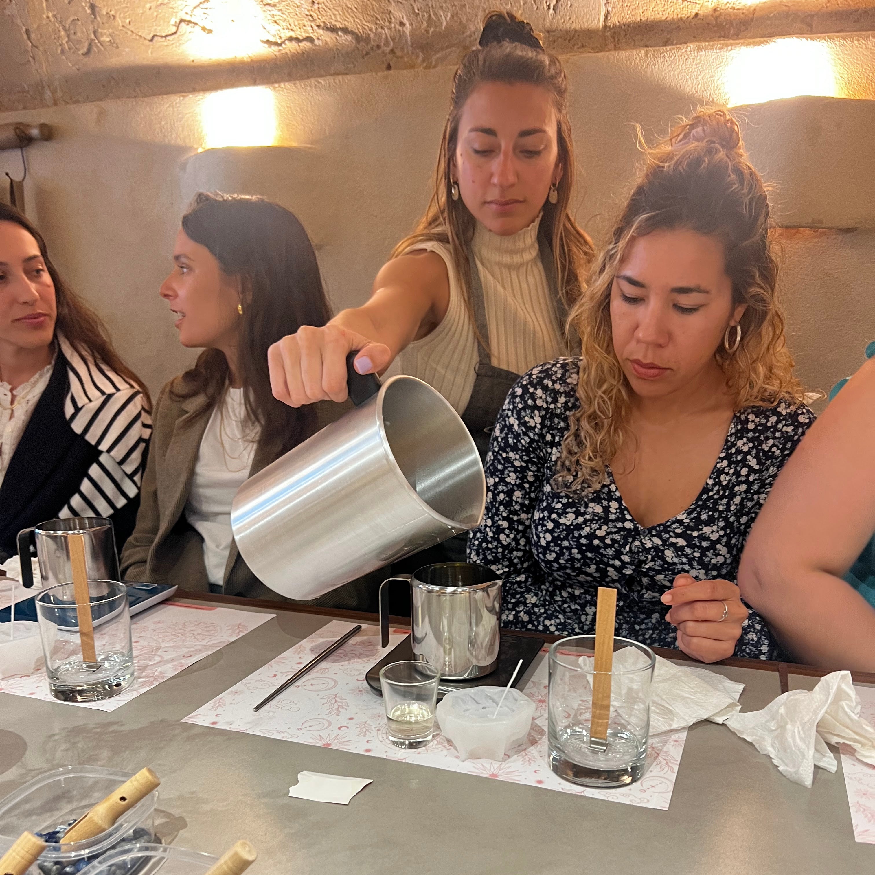 Taller de velas de soja