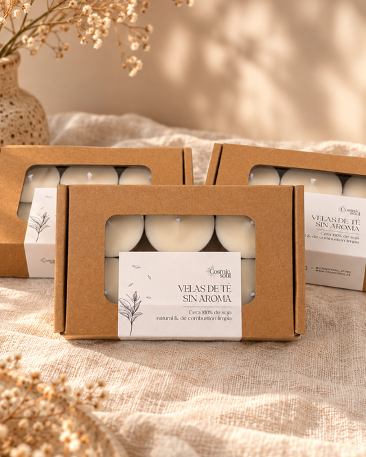 Velas de té · SIN AROMA