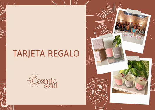 tarjeta regalo velas de soja